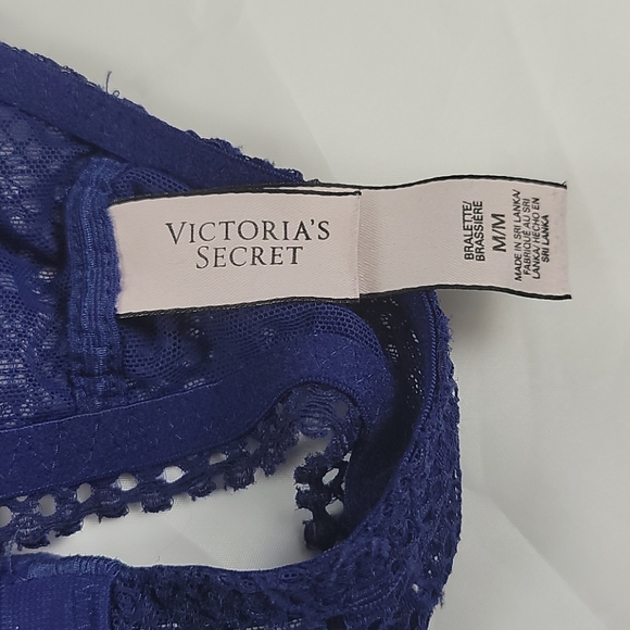 Victoria's Secret blue lace bra M - Picture 4 of 4